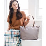 ベージュ | [A4収納可]レザーポイント軽量トートバッグ | MK MICHEL KLEIN BAG