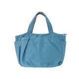 ブルー | [2WAY/撥水]多機能ポケットタックデザイントートバッグ | MK MICHEL KLEIN BAG