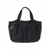 ブラック | [2WAY/撥水]多機能ポケットタックデザイントートバッグ | MK MICHEL KLEIN BAG