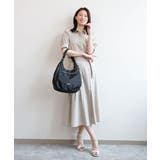 [2WAY]異素材ジョイントラウンドナイロントート | MK MICHEL KLEIN BAG | 詳細画像19 