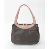 ブラウン×ピンク | [2WAY]配色ポイントセパレートデザインバッグ | MK MICHEL KLEIN BAG