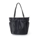 ブラック | [2WAY/A4収納可]多機能ポケットナイロントートバッグ | MK MICHEL KLEIN BAG