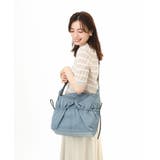 [2WAY/A4収納可]ギャザーポケットナイロンデザインバッグ | MK MICHEL KLEIN BAG | 詳細画像18 