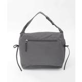 [2WAY/A4収納可]ギャザーポケットナイロンデザインバッグ | MK MICHEL KLEIN BAG | 詳細画像3 