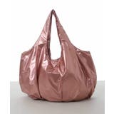 ピンク | [軽量/A4収納可能]シャイニーカラーギャザーバッグ | MK MICHEL KLEIN BAG