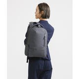 グレー | [AGS搭載/大容量]ラウンドジップデザインバックパック | MK MICHEL KLEIN BAG