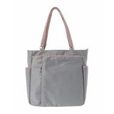 [2WAY]レザーパイピングナイロンスクエアトートバッグ | MK MICHEL KLEIN BAG | 詳細画像2 