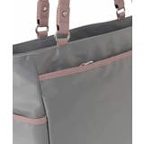 [2WAY]レザーパイピングナイロンスクエアトートバッグ | MK MICHEL KLEIN BAG | 詳細画像6 