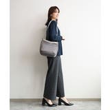 [撥水/軽量]ラウンドデザインレザーナイロンショルダー | MK MICHEL KLEIN BAG | 詳細画像20 