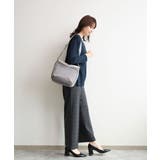 [撥水/軽量]ラウンドデザインレザーナイロンショルダー | MK MICHEL KLEIN BAG | 詳細画像21 
