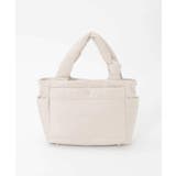 アイボリー | [2WAY/軽量]デザインコンパクトナイロンバッグ | MK MICHEL KLEIN BAG