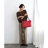 [2WAY/撥水/A4収納可]牛革ジョイントデザイントートバッグ | MK MICHEL KLEIN BAG | 詳細画像2 