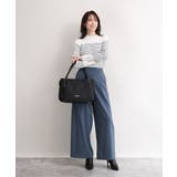 [2WAY/撥水/A4収納可]牛革ジョイントデザイントートバッグ | MK MICHEL KLEIN BAG | 詳細画像4 