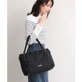 ブラック | [2WAY/撥水/A4収納可]牛革ジョイントデザイントートバッグ | MK MICHEL KLEIN BAG