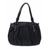 ブラック | [2WAY・撥水]異素材ドッキングミニトートバッグ | MK MICHEL KLEIN BAG