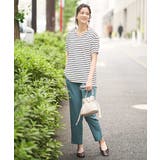 コクーンシルエットボーダーカットソー | OFUON | 詳細画像11