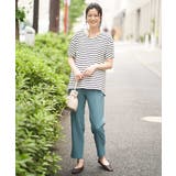 コクーンシルエットボーダーカットソー | OFUON | 詳細画像14