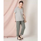 コクーンシルエットボーダーカットソー | OFUON | 詳細画像21