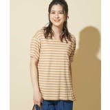 コクーンシルエットボーダーカットソー | OFUON | 詳細画像22