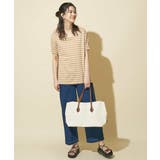 コクーンシルエットボーダーカットソー | OFUON | 詳細画像25