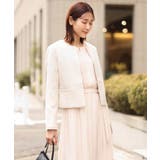 [セットアップ対応]ラメツイードノーカラージャケット | OFUON | 詳細画像10 