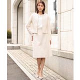 [セットアップ対応]ラメツイードノーカラージャケット | OFUON | 詳細画像16 