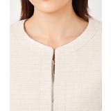 [セットアップ対応]ラメツイードノーカラージャケット | OFUON | 詳細画像22 