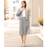 [セットアップ対応]ラメツイードノーカラージャケット | OFUON | 詳細画像9 