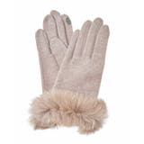 ファーアクセントグローブ | OFUON | 詳細画像1