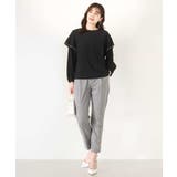 配色メロー フレアーデザインブラウス/洗える/WEB限定サイズあり | OFUON | 詳細画像10 