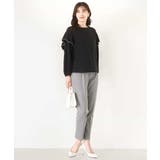 配色メロー フレアーデザインブラウス/洗える/WEB限定サイズあり | OFUON | 詳細画像11 