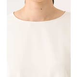 配色メロー フレアーデザインブラウス/洗える/WEB限定サイズあり | OFUON | 詳細画像19 