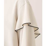 配色メロー フレアーデザインブラウス/洗える/WEB限定サイズあり | OFUON | 詳細画像24 