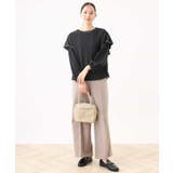 配色メロー フレアーデザインブラウス/洗える/WEB限定サイズあり | OFUON | 詳細画像4 