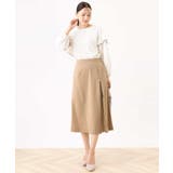 配色メロー フレアーデザインブラウス/洗える/WEB限定サイズあり | OFUON | 詳細画像8 