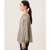 リボン付きバンドカラーブラウス/洗える/WEB限定サイズあり | OFUON | 詳細画像19 