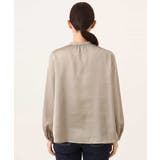 リボン付きバンドカラーブラウス/洗える/WEB限定サイズあり | OFUON | 詳細画像20 