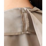 リボン付きバンドカラーブラウス/洗える/WEB限定サイズあり | OFUON | 詳細画像28 