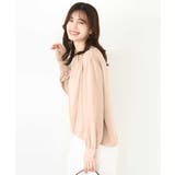 シャーリングネックデザインブラウス/洗える/WEB限定サイズあり | OFUON | 詳細画像15 