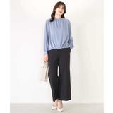 シャーリングネックデザインブラウス/洗える/WEB限定サイズあり | OFUON | 詳細画像20 