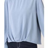 シャーリングネックデザインブラウス/洗える/WEB限定サイズあり | OFUON | 詳細画像42 