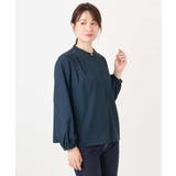 幾何柄プリントブラウス/洗える/WEB限定サイズあり/セットアップ可 | OFUON | 詳細画像26 