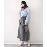 幾何柄ボウタイブラウス/洗える/WEB限定サイズあり | OFUON | 詳細画像10