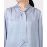 幾何柄ボウタイブラウス/洗える/WEB限定サイズあり | OFUON | 詳細画像14