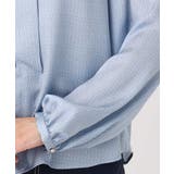 幾何柄ボウタイブラウス/洗える/WEB限定サイズあり | OFUON | 詳細画像16