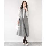 幾何柄ボウタイブラウス/洗える/WEB限定サイズあり | OFUON | 詳細画像2