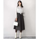 幾何柄ボウタイブラウス/洗える/WEB限定サイズあり | OFUON | 詳細画像22