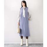 幾何柄ボウタイブラウス/洗える/WEB限定サイズあり | OFUON | 詳細画像26