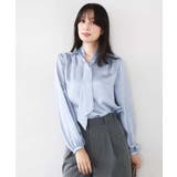 幾何柄ボウタイブラウス/洗える/WEB限定サイズあり | OFUON | 詳細画像7