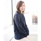カットジャガードブラウス/洗える/WEB限定サイズあり | OFUON | 詳細画像2